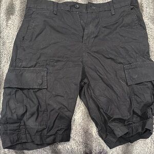 Men's Levi Black Cargo Shorts